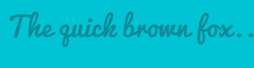 Image with Font Color 0E8C9B and Background Color 00C4D3